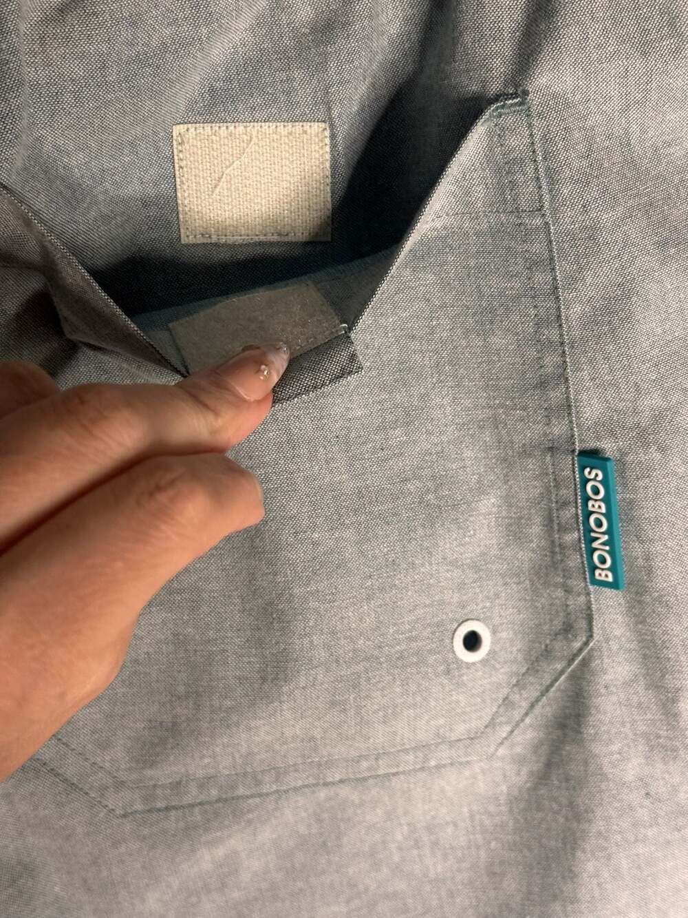 Bonobos Men's Size Large Gray Drawstring Swim Trunks - Picture 5 of 5